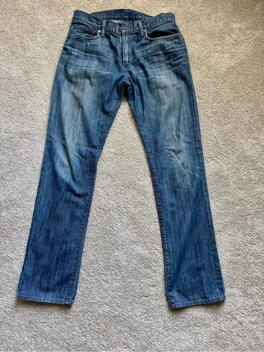 GAP 1969 Blue Denim straight Jeans 32x34